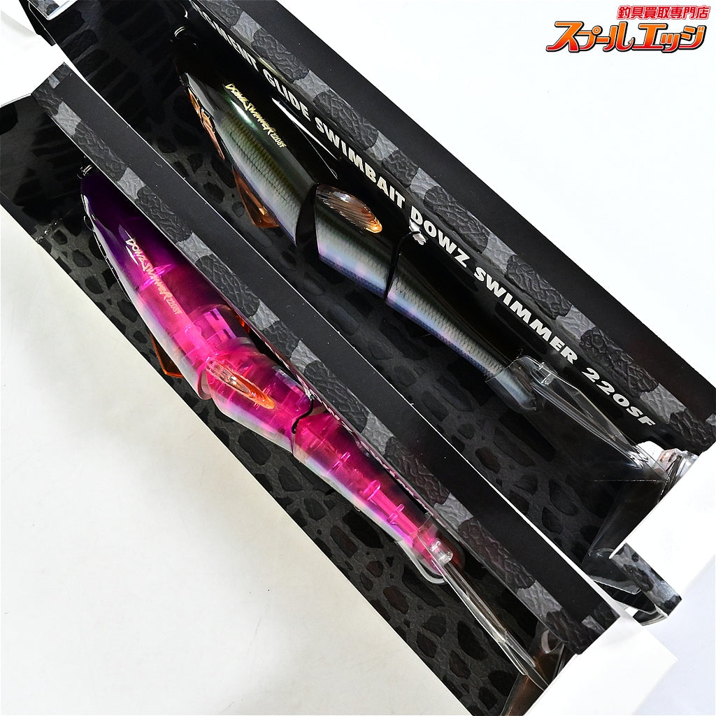 【ジャッカル】 ダウズスイマー 220SF スペアテール付 淡水系カラー 4点セット JACKALL DOWS SWIMMER 淡水用ルアー K_100