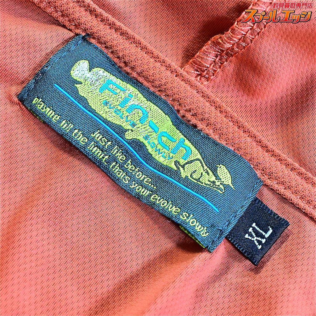 【フィンチ】 マルチェナ シルキークールドライ 銀朱色 サイズXL Fin-ch Marchena silkycooldry K_060
