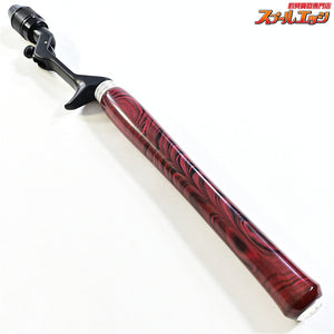 【ブライトリバーxイノワークス】 チャッカーグリップ フラットブラック ロングダブル レッドマーブル 全長41cm グリップ部25.5cm チャンピオンフェルール BRIGHT-LIVERxino works CHUCKER Custom grip K_060