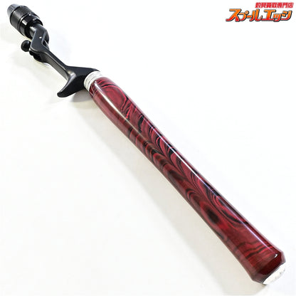 【ブライトリバーxイノワークス】 チャッカーグリップ フラットブラック ロングダブル レッドマーブル 全長41cm グリップ部25.5cm チャンピオンフェルール BRIGHT-LIVERxino works CHUCKER Custom grip K_060