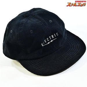 【DRTxエレクトリック】 アンセム 6パネルキャップ コーデュロイブラック サイズフリー ブラック DRTxELECTRIC ANTHEM 6PANELCAP  CORDUROY BLACK K_060