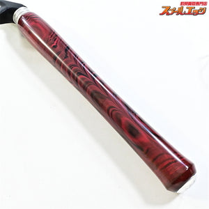 【ブライトリバーxイノワークス】 チャッカーグリップ フラットブラック ロングダブル レッドマーブル 全長41cm グリップ部25.5cm チャンピオンフェルール BRIGHT-LIVERxino works CHUCKER Custom grip K_060