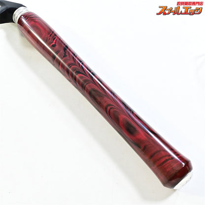 【ブライトリバーxイノワークス】 チャッカーグリップ フラットブラック ロングダブル レッドマーブル 全長41cm グリップ部25.5cm チャンピオンフェルール BRIGHT-LIVERxino works CHUCKER Custom grip K_060