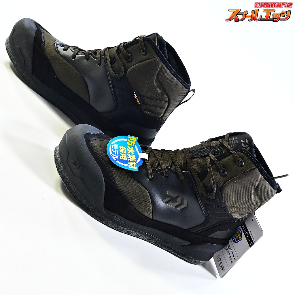 【ダイワ】 フィッシングシューズ DS-2680-H スパイクフェルト サイズ27cm モスグリーン コーデュラ DAIWA CORDURA K_124