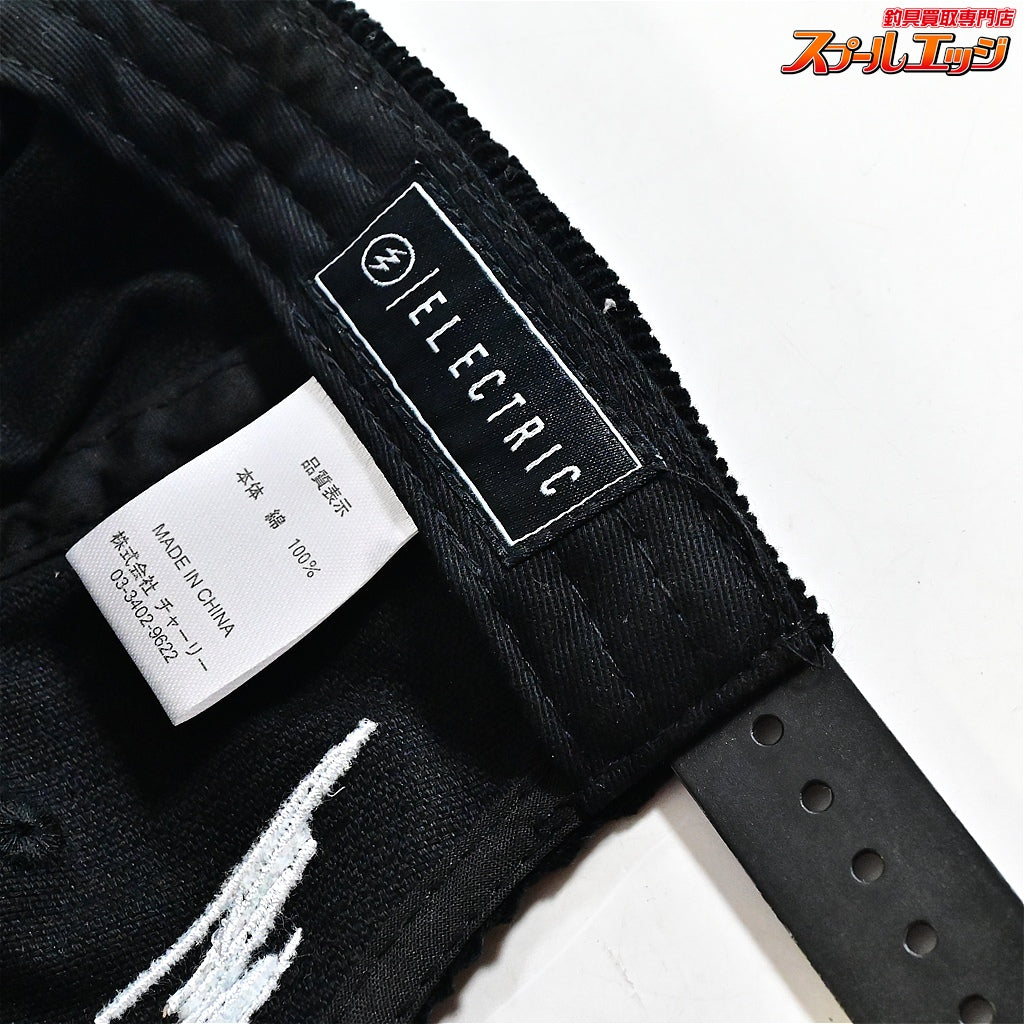 【DRTxエレクトリック】 アンセム 6パネルキャップ コーデュロイブラック サイズフリー ブラック DRTxELECTRIC ANTHEM 6PANELCAP  CORDUROY BLACK K_060
