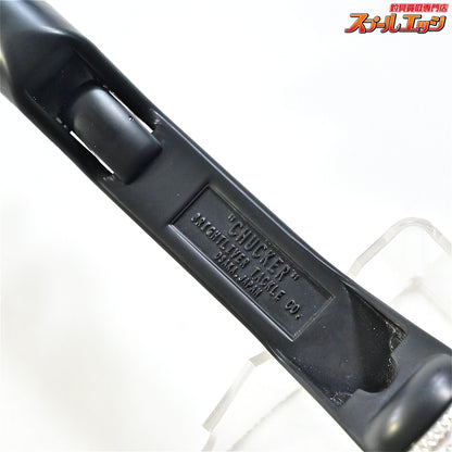【ブライトリバーxイノワークス】 チャッカーグリップ フラットブラック ロングダブル レッドマーブル 全長41cm グリップ部25.5cm チャンピオンフェルール BRIGHT-LIVERxino works CHUCKER Custom grip K_060
