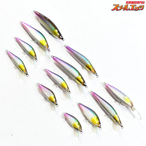 【ウッドリームxエムアイレ】 アルボル 正影ワカサギフルコンプリート 12個セット WoodreamxMAIRE Arbor 淡水用ルアー K_060