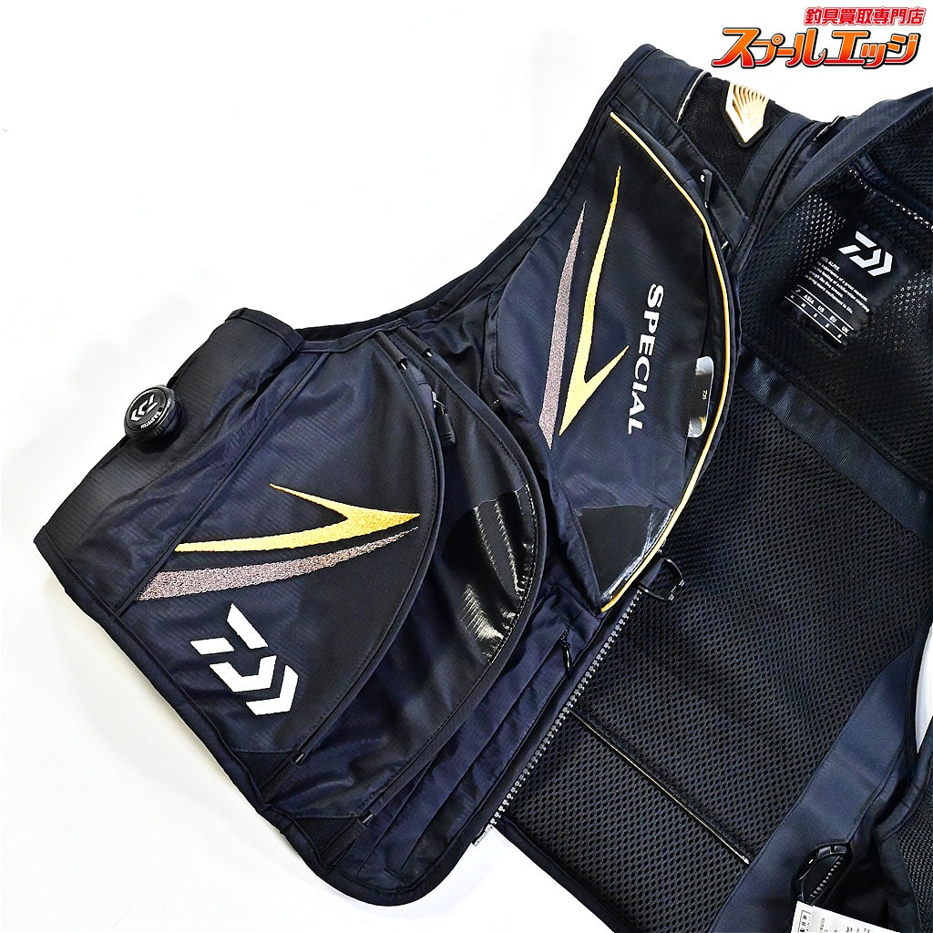 【ダイワ】 スペシャル バリアテック ショートベスト DV-1023 170/88A サイズM マスターブラック DAIWA SPECIAL 鮎ベスト K_160