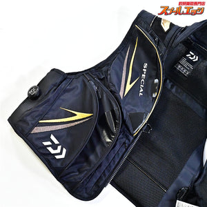 【ダイワ】 スペシャル バリアテック ショートベスト DV-1023 170/88A サイズM マスターブラック DAIWA SPECIAL 鮎ベスト K_160