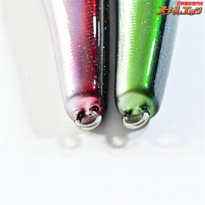 【ウッドリーム】 アキヤ 200 グリーンバックラメ&ワインバックラメ 2個セット Woodream Akiya 海水用ルアー K_060