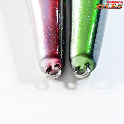 【ウッドリーム】 アキヤ 200 グリーンバックラメ&ワインバックラメ 2個セット Woodream Akiya 海水用ルアー K_060