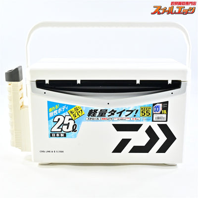 【ダイワ】 クールラインα アルファ2 II S2500 25L スチロール ブラック ロッドホルダー装着 クーラーボックス アウトドア キャンプ DAIWA COOL LINE K_157