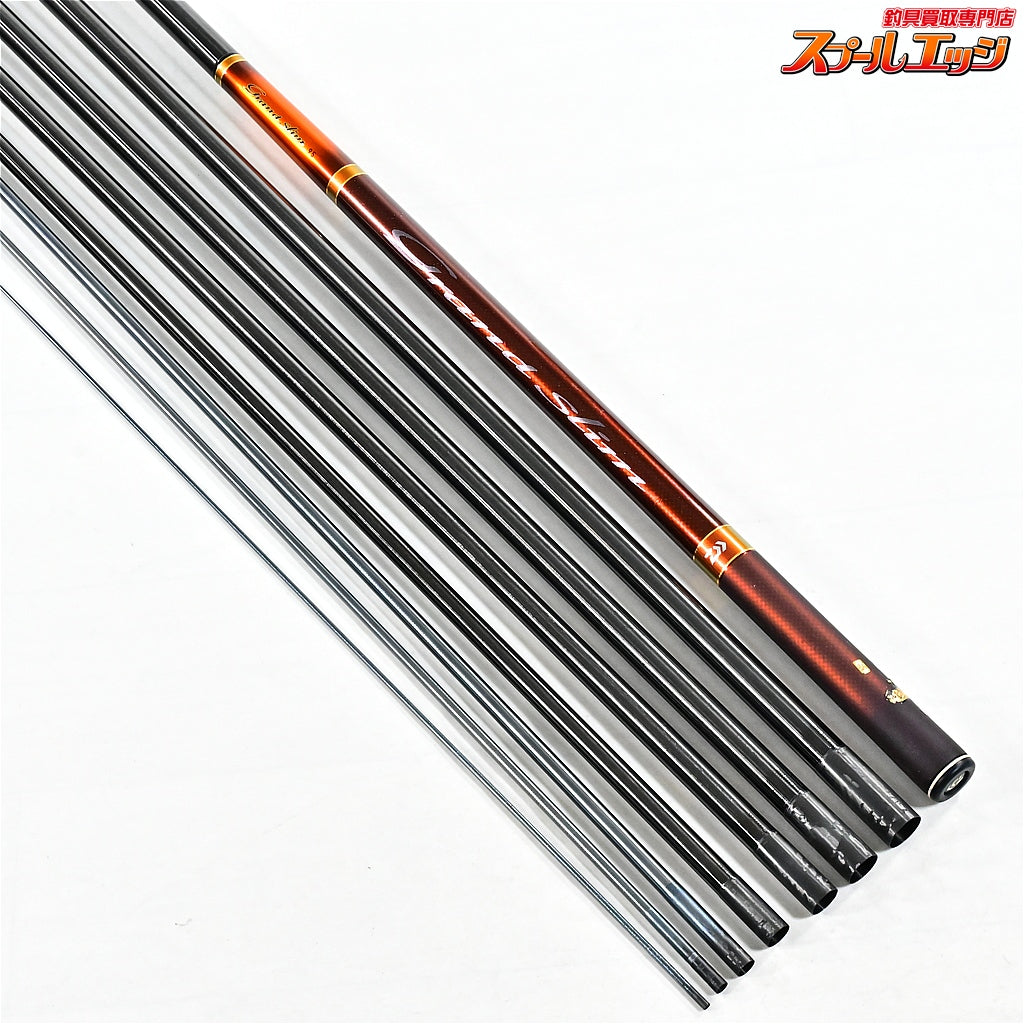 【ダイワ】 15グランドスリム 95・K アルミケース&竿袋付 DAIWA GrandSlim アユ K_195