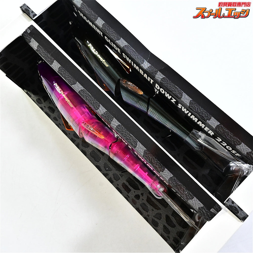 【ジャッカル】 ダウズスイマー 220SF スペアテール付 淡水系カラー 4点セット JACKALL DOWS SWIMMER 淡水用ルアー K_100