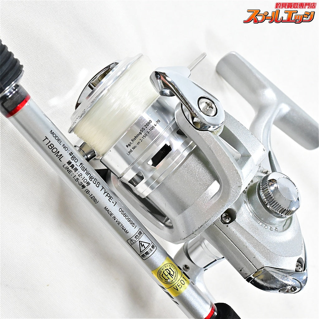 【ダイワ】 ゴーフィッシング SS タイプ1 T180ML 2000番リール付 スターティング セット DAIWA #go_fishing TYPE-1 シロギス アジ サバ K_098