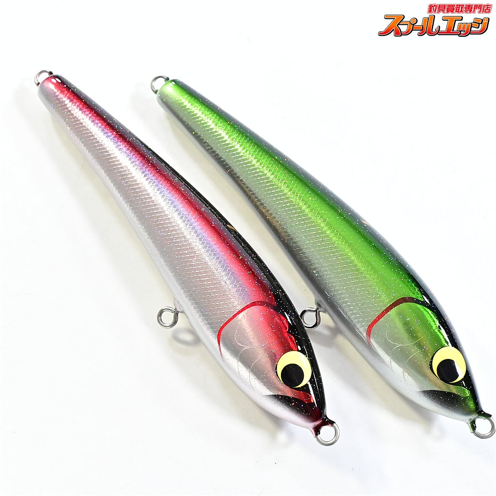 【ウッドリーム】 アキヤ 200 グリーンバックラメ&ワインバックラメ 2個セット Woodream Akiya 海水用ルアー K_060