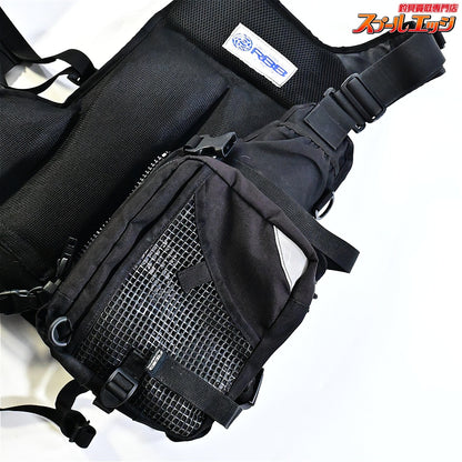 【リバレイ】 RBB エクストリームベスト2 II ブラック 7588 アピア 2ルームポーチ付 Rivalley EXTREAMEVEST II K_060