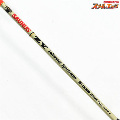 【ザウルス】 ZYシャフト ソルトウォータースポーツマン ジーダム ジーンシリーズ 60L SC60GE-4 SAURUS Saltwater Sportsman g-DOM GENE ヒラマサ ブリ カンパチ K_227
