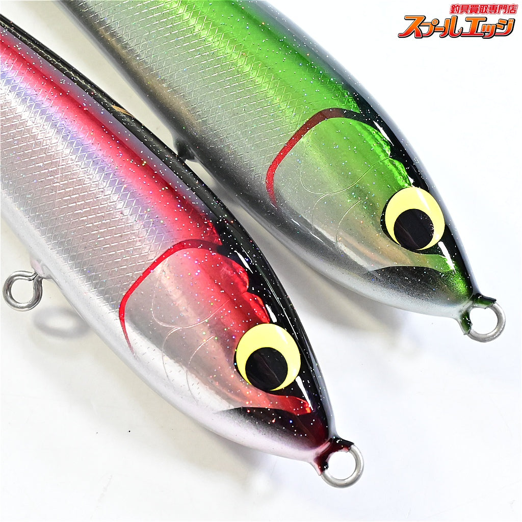 【ウッドリーム】 アキヤ 200 グリーンバックラメ&ワインバックラメ 2個セット Woodream Akiya 海水用ルアー K_060