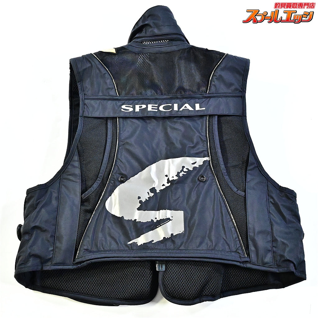 【ダイワ】 スペシャル バリアテック ショートベスト DV-1023 170/88A サイズM マスターブラック DAIWA SPECIAL 鮎ベスト K_160