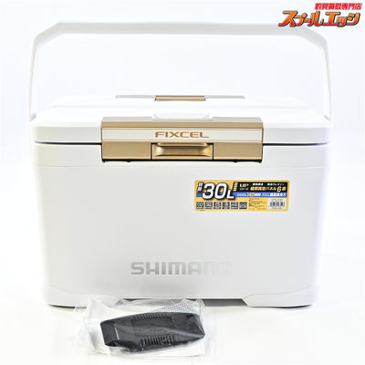 【シマノ】 フィクセル UP NF-130Z 30L ピュアホワイト 6面極厚真空パネル ウルトラプレミアム クーラーボックス SHIMANO FIXCEL UP K_180