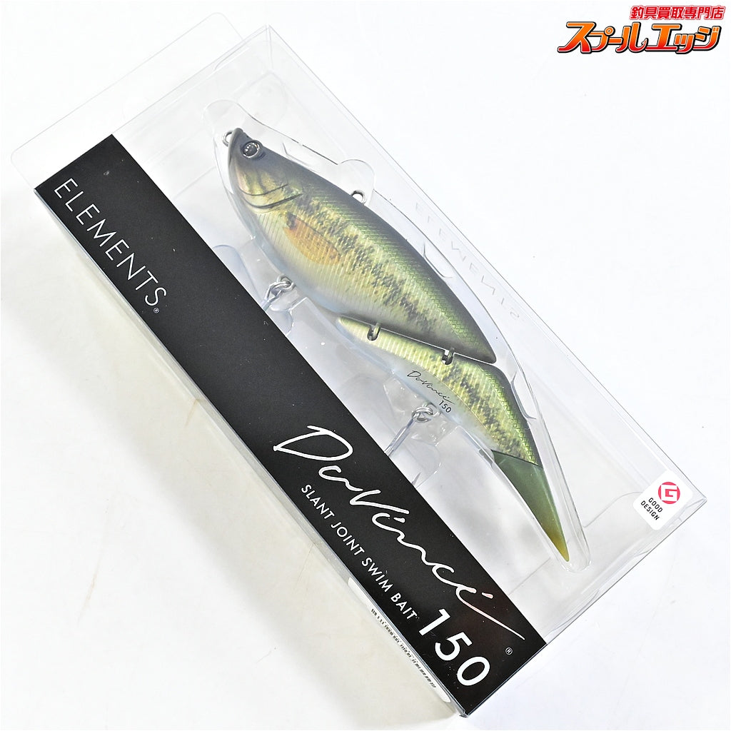 【エレメンツ】 ダヴィンチ 150 バス100th 限定100個 芦ノ湖バス放流100年記念 リアルプリントモデル ELEMENTS Davinci 淡水用ルアー K_060