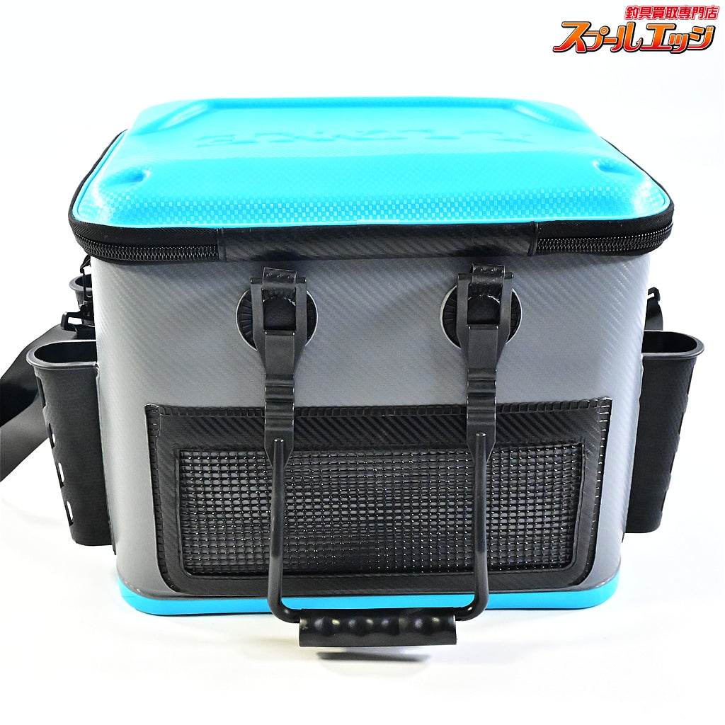 【がまかつ】 ラグゼ タックルバック ハードRH LE401 シアンxグレー 縦32x横40x高さ32cm GAMAKATSU LUXXE K_146