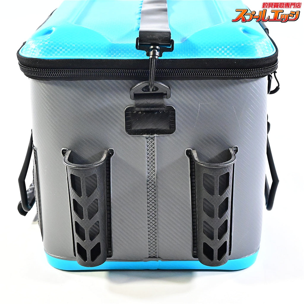 【がまかつ】 ラグゼ タックルバック ハードRH LE401 シアンxグレー 縦32x横40x高さ32cm GAMAKATSU LUXXE K_146