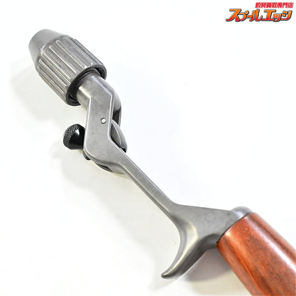 【ブライトリバー】 チャッカークラシック セミダブル アンティークメタルフィニッシュ ウォールナット 全長33.5cm グリップ部19cm チャンピオンフェルール BRIGHT-LIVER CHUCKER Custom grip K_060
