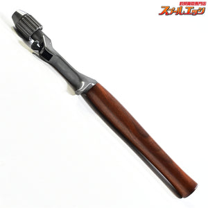 【ブライトリバー】 チャッカークラシック セミダブル アンティークメタルフィニッシュ ウォールナット 全長33.5cm グリップ部19cm チャンピオンフェルール BRIGHT-LIVER CHUCKER Custom grip K_060