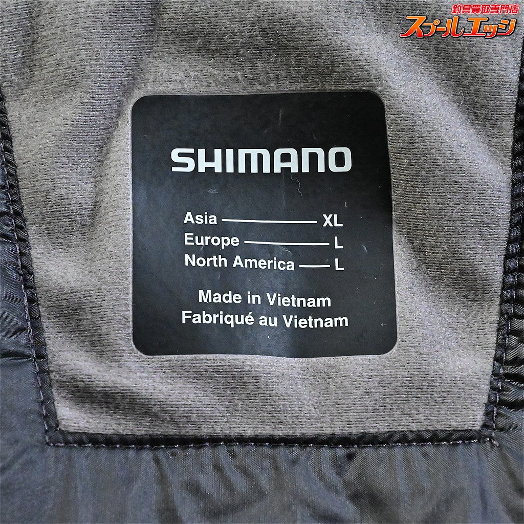 【シマノ】 インサレーション レインジャケット RB-034W ブルーチャコール サイズアジアXL SHIMANO RAIN JACKET 防寒 防水 K_080