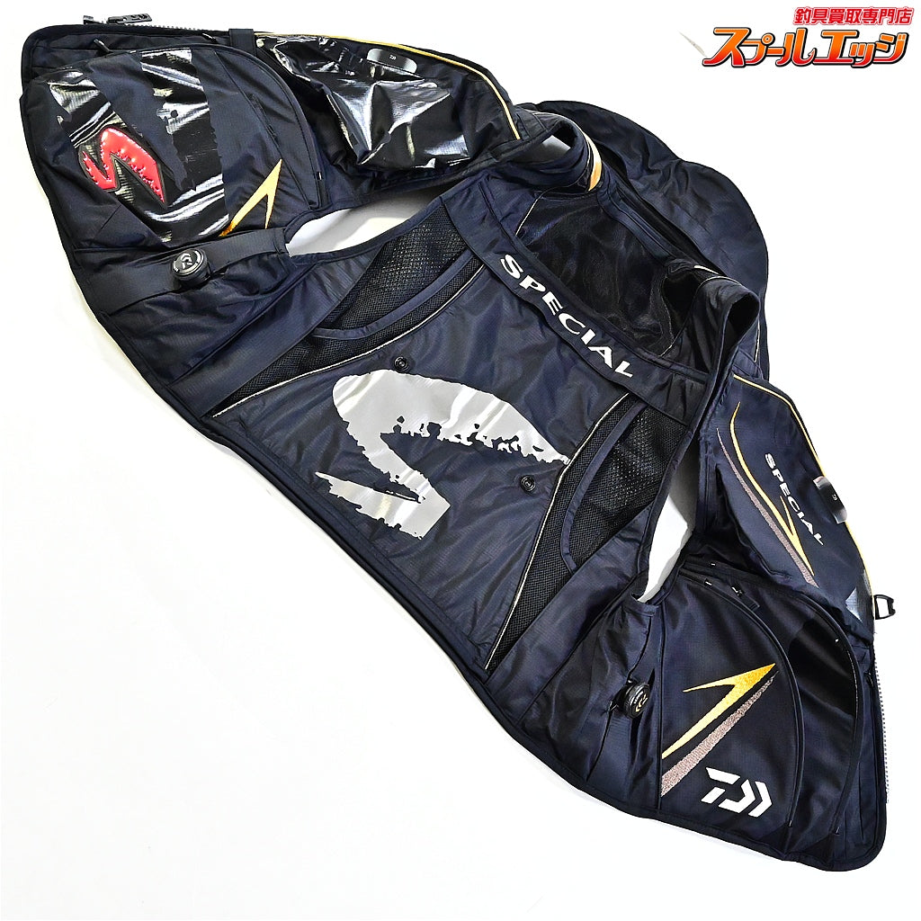 【ダイワ】 スペシャル バリアテック ショートベスト DV-1023 170/88A サイズM マスターブラック DAIWA SPECIAL 鮎ベスト K_160