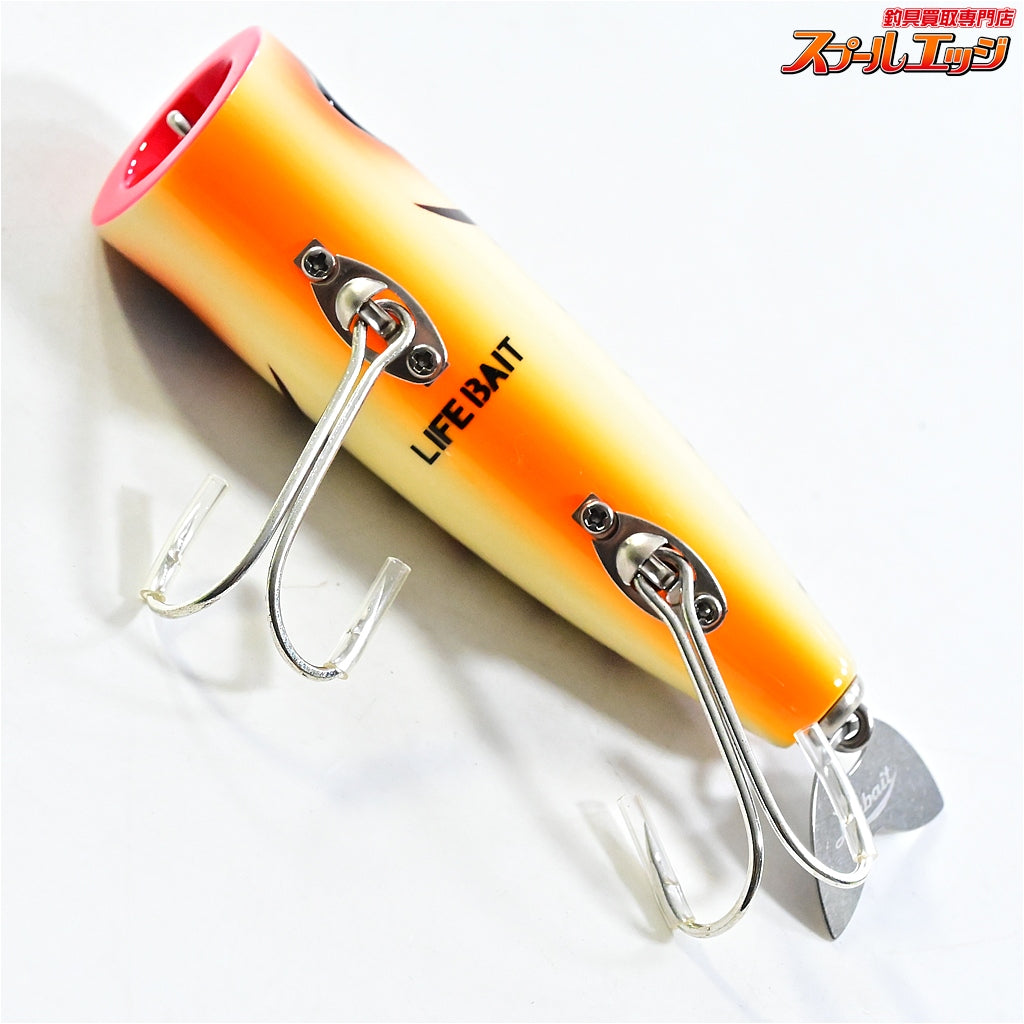 【ライフベイト】 エプシロンポッパー フィッシュテール スローテーパー オリカラ BBSF LIFEBAIT Slowtaper K_060
