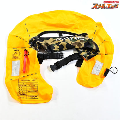 【ダイワ】 ウォッシャブルライフジャケット DF-2200 カモ 桜マーク有 2010年7月製造分 ウエストタイプ 救命胴衣 TK-5110 DAIWA K_060