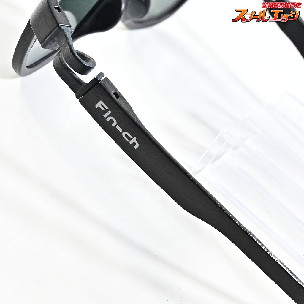 【フィンチ】 リナ偏光グラス ウェリントンLタイプ マットブラック グレー/ブルーミラーコート Fin-ch Lina Polarized glass K_060