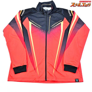 【シマノ】 リミテッドプロ フルジップシャツ SH-011S レッド サイズXL 長袖 SHIMANO LIMITED-PRO 吸水速乾 遮熱 K_060