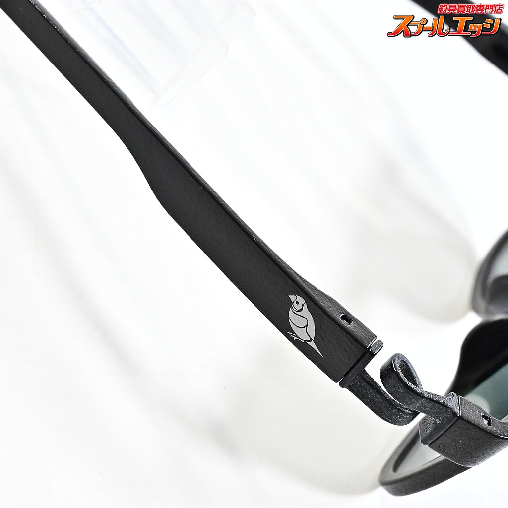 【フィンチ】 リナ偏光グラス ウェリントンLタイプ マットブラック グレー/ブルーミラーコート Fin-ch Lina Polarized glass K_060