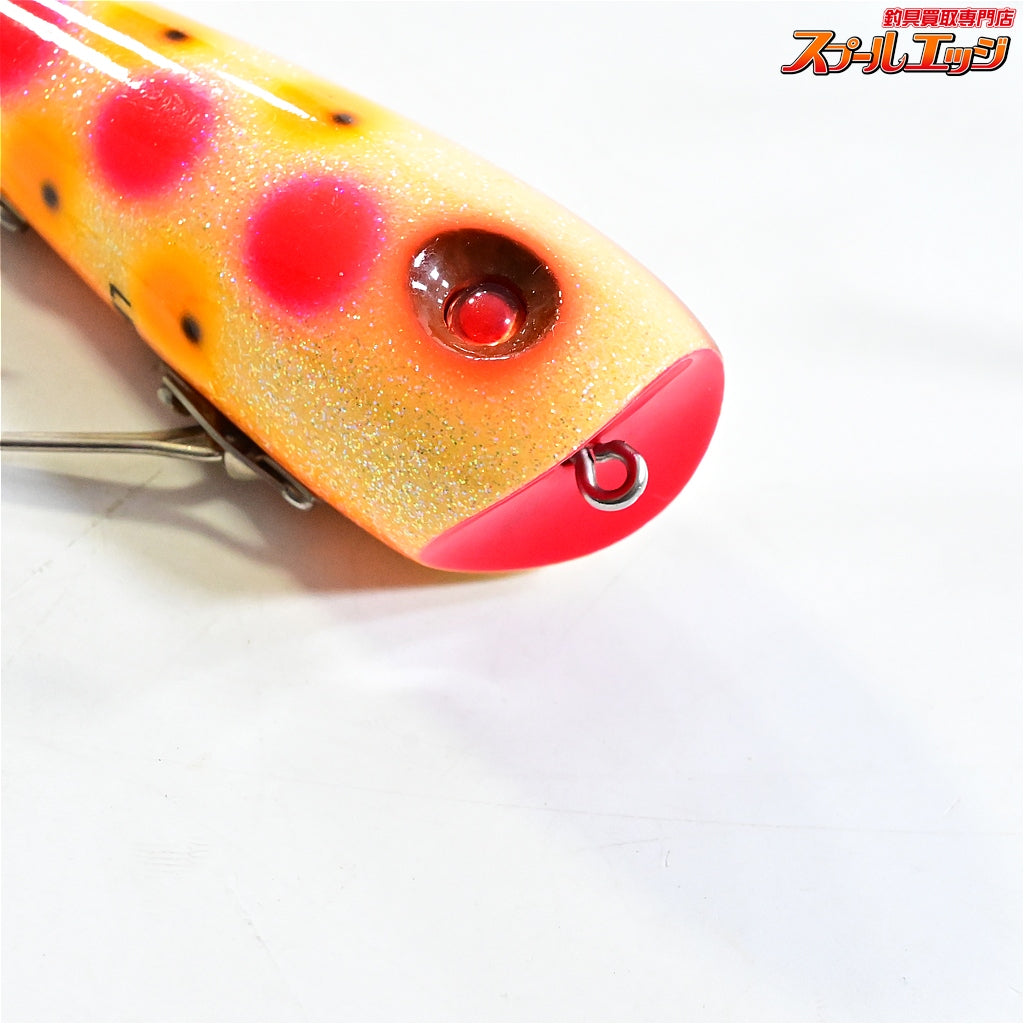 【ライフベイト】 ペンシルポッパー フィッシュテール スローテーパー オリカラ ブラウンバックパロット ラメ LIFEBAIT Slowtaper K_060