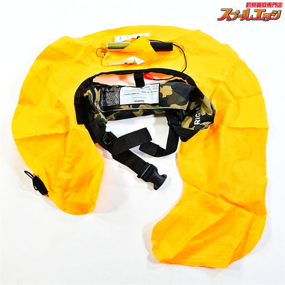 【ダイワ】 ウォッシャブルライフジャケット DF-2200 カモ 桜マーク有 2010年7月製造分 ウエストタイプ 救命胴衣 TK-5110 DAIWA K_060