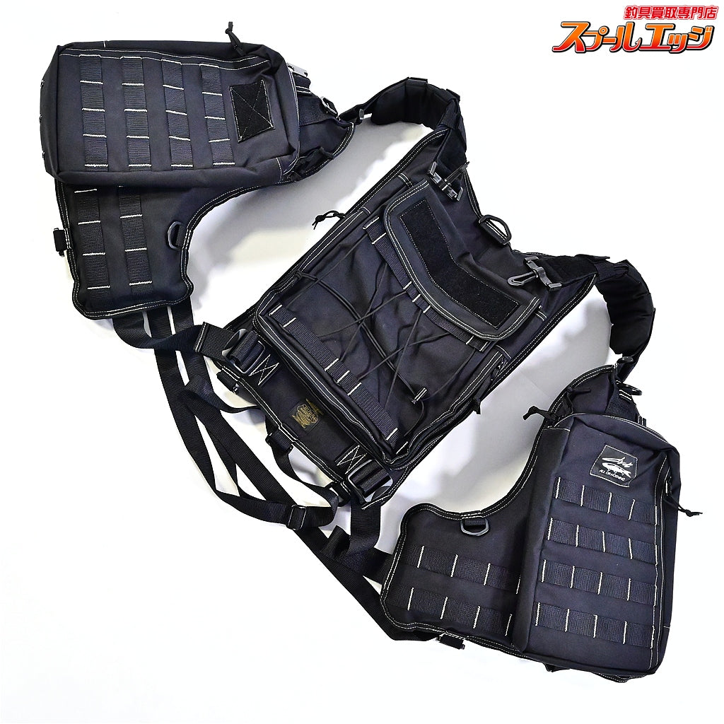 【サブロックxDRT】 スイムベイトゲームベスト ブラック SUBROCxDRT SWIMBAIT GAME VEST K_100