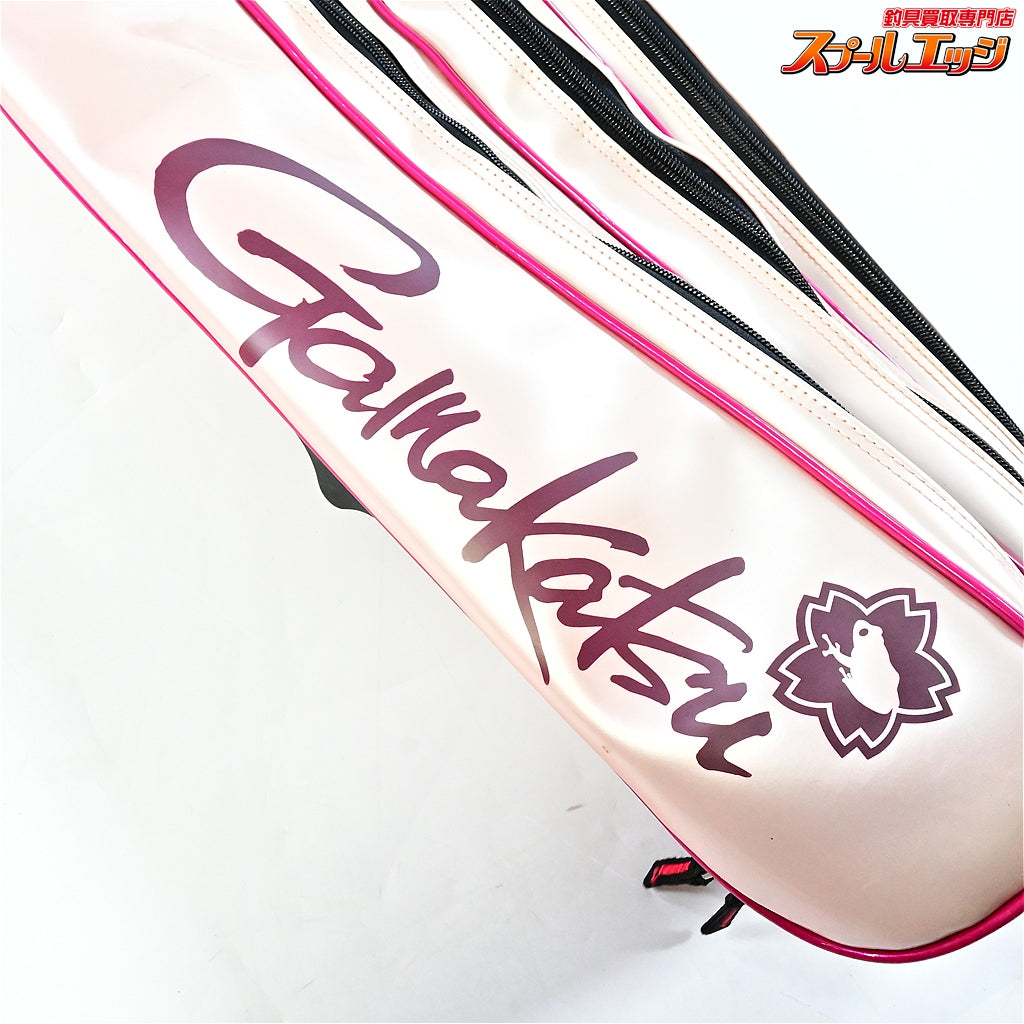 【がまかつ】 がまへら ライトへらロッドケース3 III GC-253 3層 PVC素材 サクラ GAMAKATSU LIGHT-ROD-CASE K_172