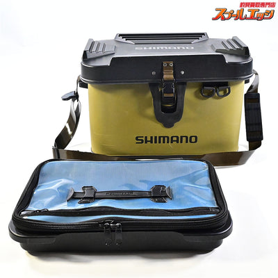 【シマノ】 タックルボートバッグ BK-001T ハードタイプ 27L カーキ SHIMANO K_150