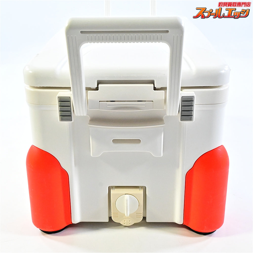 【シマノ】 スペーザライト 350 キャスター LC-035J レッドホワイト SHIMANO SPAZA LIGHT クーラーボックス K_200