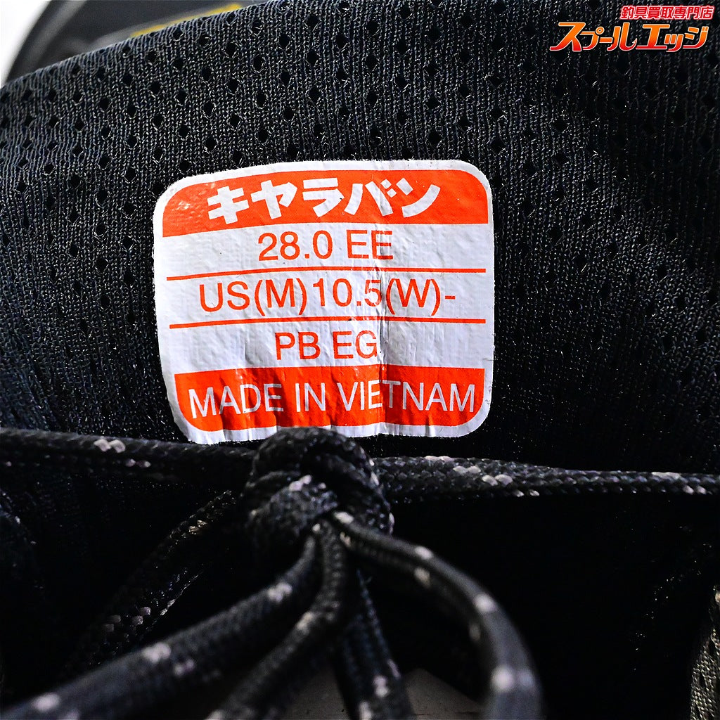 【キャラバン】 渓流 KR_3XF 28cm EEサイズ ブラック フェルトソール ウェーディングシューズ Caravan KEIRYU K_100