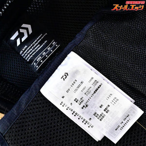 【ダイワ】 スペシャル バリアテック ショートベスト DV-1023 170/88A サイズM マスターブラック DAIWA SPECIAL 鮎ベスト K_160