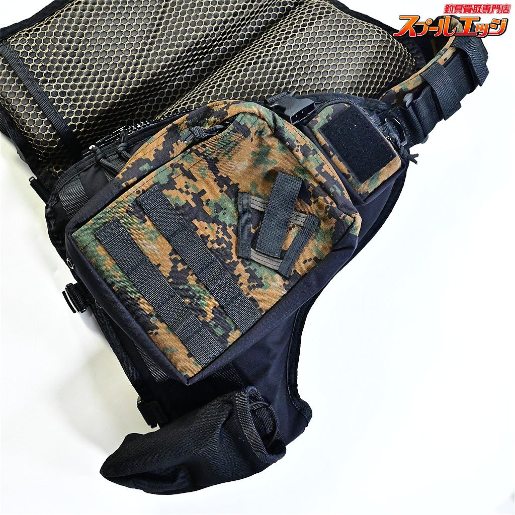 【サブロックxデュオ】 コラボ ヴィーワンベスト ドリンクホルダー カモ 限定100着 ドリンクホルダー付 SUBROCKxDUO V-one VEST K_100