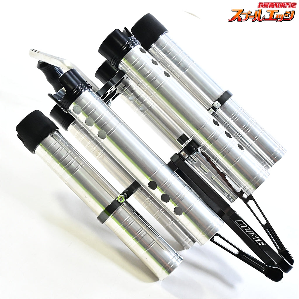 【ドライブ】 フォース アルミロッドスタンド 6本仕様 4本仕様+別売りEXホルダー2本装着 シルバー/ガンメタ DLIVE FORCE K_060
