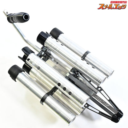 【ドライブ】 フォース アルミロッドスタンド 6本仕様 4本仕様+別売りEXホルダー2本装着 シルバー/ガンメタ DLIVE FORCE K_060