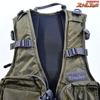 【リバレイ】 RVストリームバックパックベスト 15L オリーブ 品番5470 フィッシングベスト RIVALLEY K_100