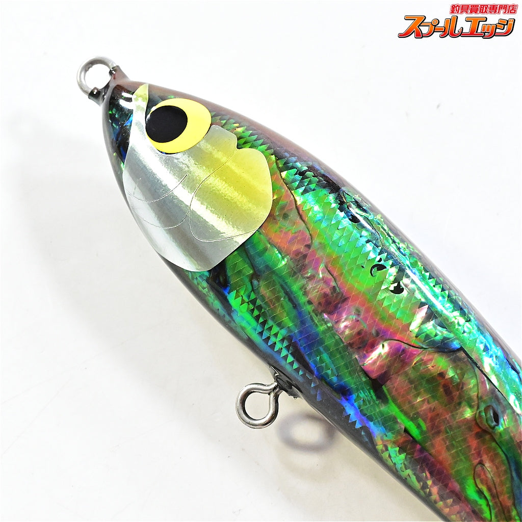 【ウッドリーム】 アキヤ 200 グリーンバックアバロン シェル貼り アワビ貼り WooDreeam AKIYA 海水用ルアー K_060
